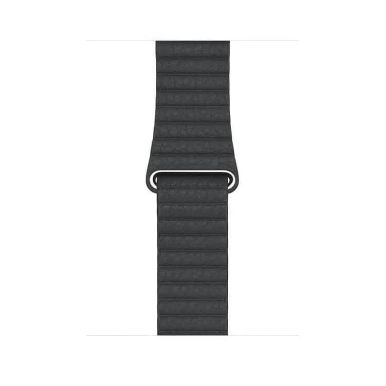 Leather Texture Magnetic Loop Band for Apple Watch Watch Bands 42mm | 44mm | 45mm | Ultra 49mm / Dark Grey