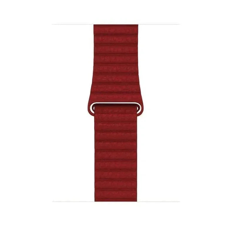 Leather Texture Magnetic Loop for Apple Watch 38 | 40 | 41 | 42mm S10