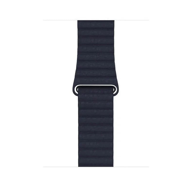 Leather Texture Magnetic Loop Watch Band for Apple Watch