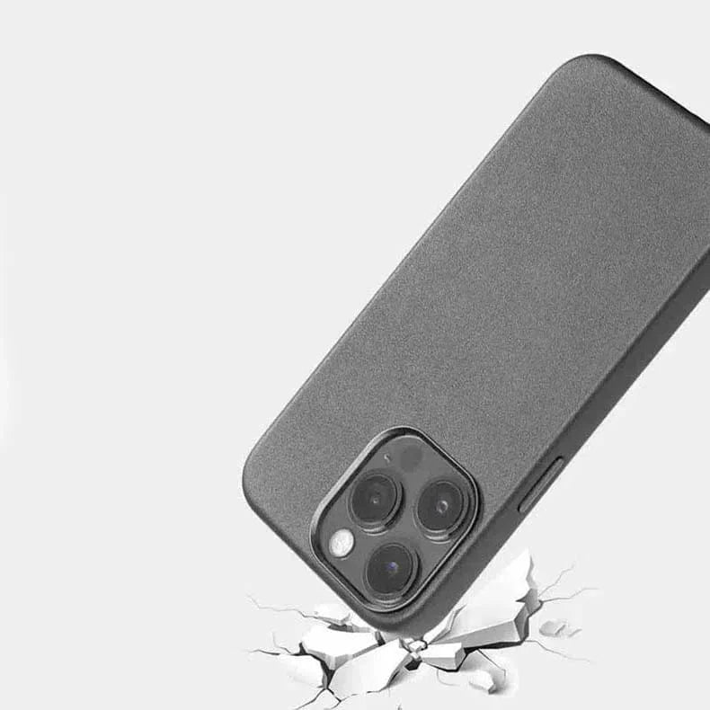 Leather Texture Magsafe Hard Case for iPhone 14 Plus