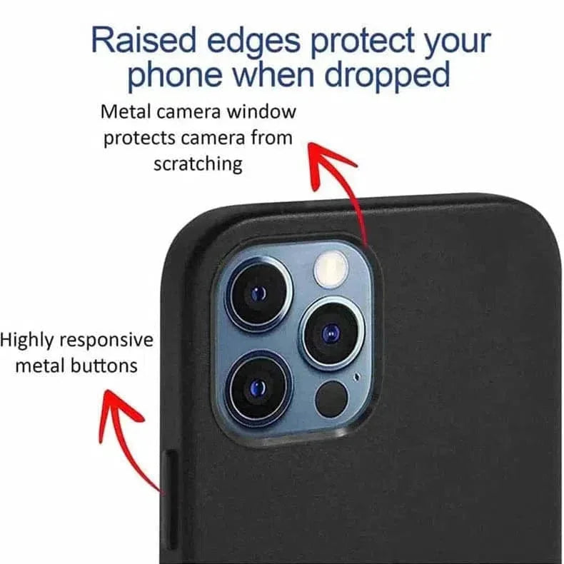 Leather Texture Magsafe Hard Case for iPhone 14 Plus