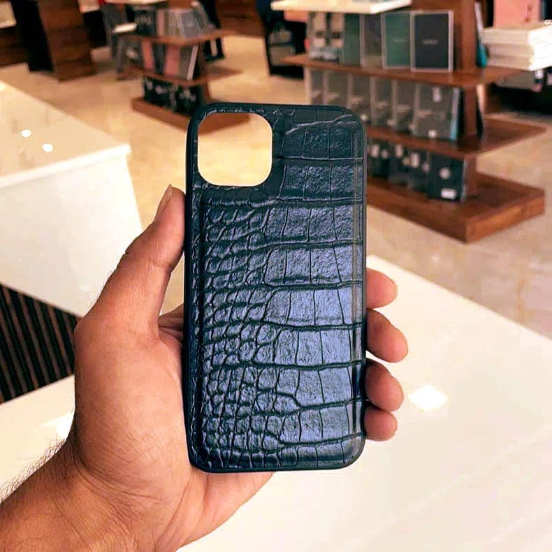 Leather Texture Patterns Case for iPhone 11 Crocodile Back Cases