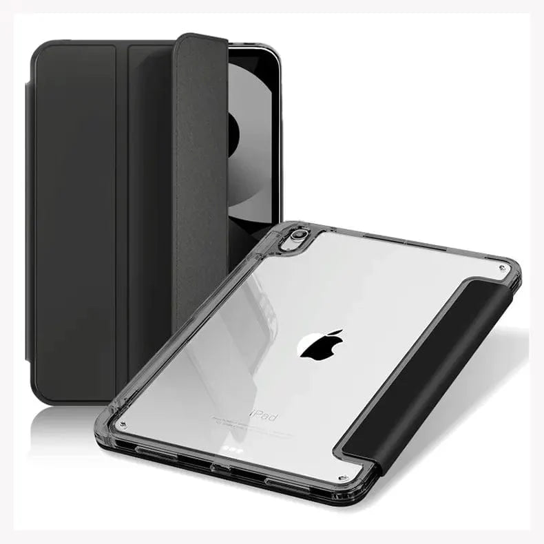 Leather Texture with Soft TPU Slim Stand Back Case for iPad