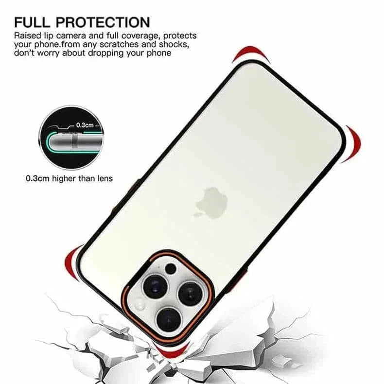 Lens Bracket Kickstand Function Hard Case for iPhone 15