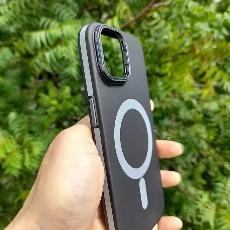 Lens Bracket Kickstand Function Magsafe Case for iPhone 15