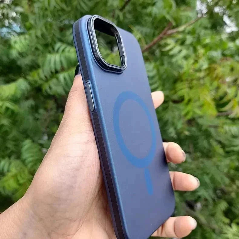 Lens Bracket Kickstand Function Magsafe Case for iPhone 15