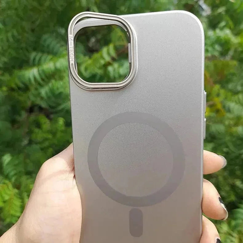 Lens Bracket Kickstand Function Magsafe Case for iPhone 15 Pro