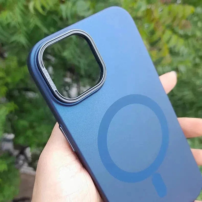 Lens Bracket Kickstand Function Magsafe Case for iPhone 15 Pro