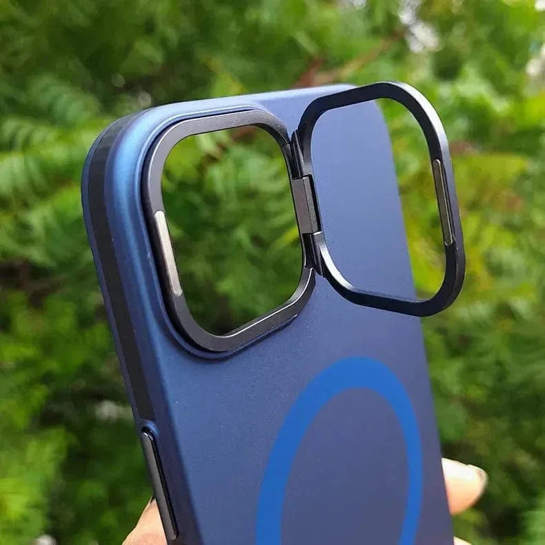 Lens Bracket Kickstand Function Magsafe Case for iPhone 15 Pro
