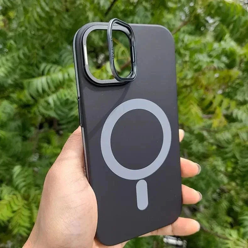Lens Bracket Kickstand Function Magsafe Case for iPhone 15 Pro
