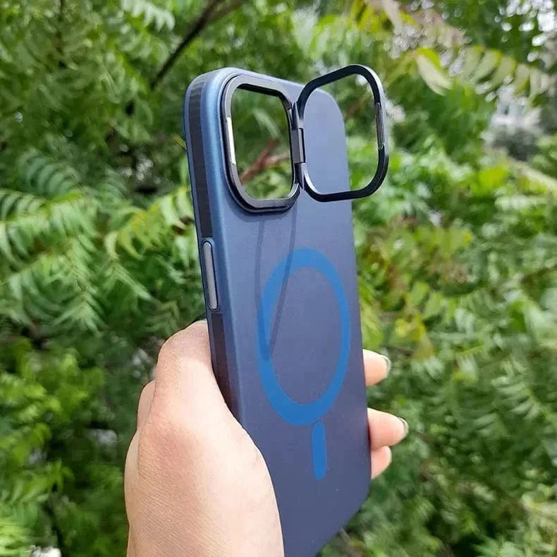 Lens Bracket Kickstand Function Magsafe Case for iPhone 15 Pro Max