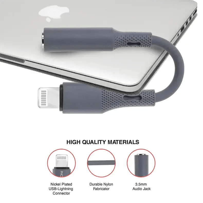 Lightning to Audio 3.5mm Headphone Jack Adapter Converters Lightning to Audio