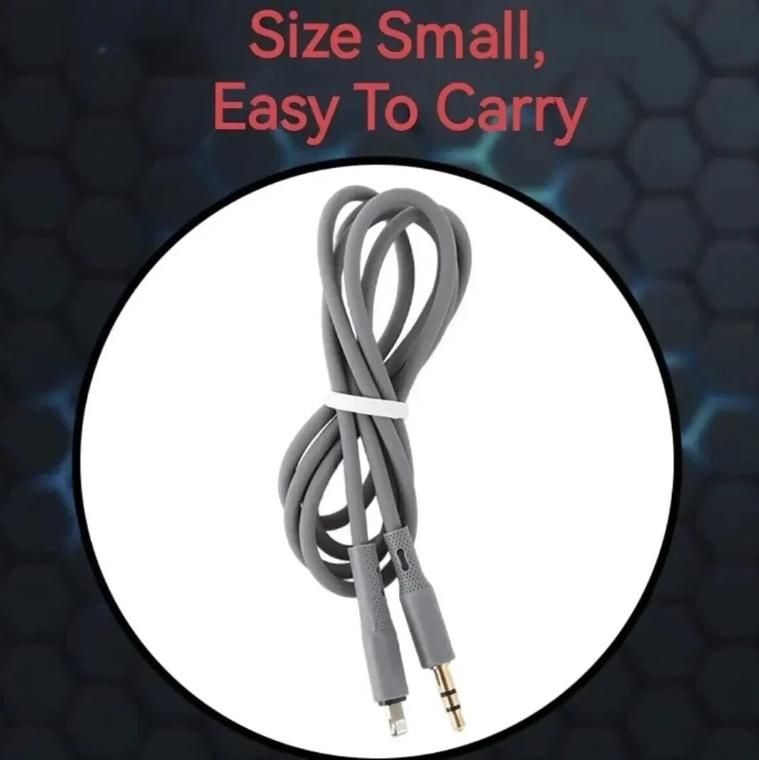 Lightning to DC3.5 Audio Transfer Aux Cable Hi-Fi stereo