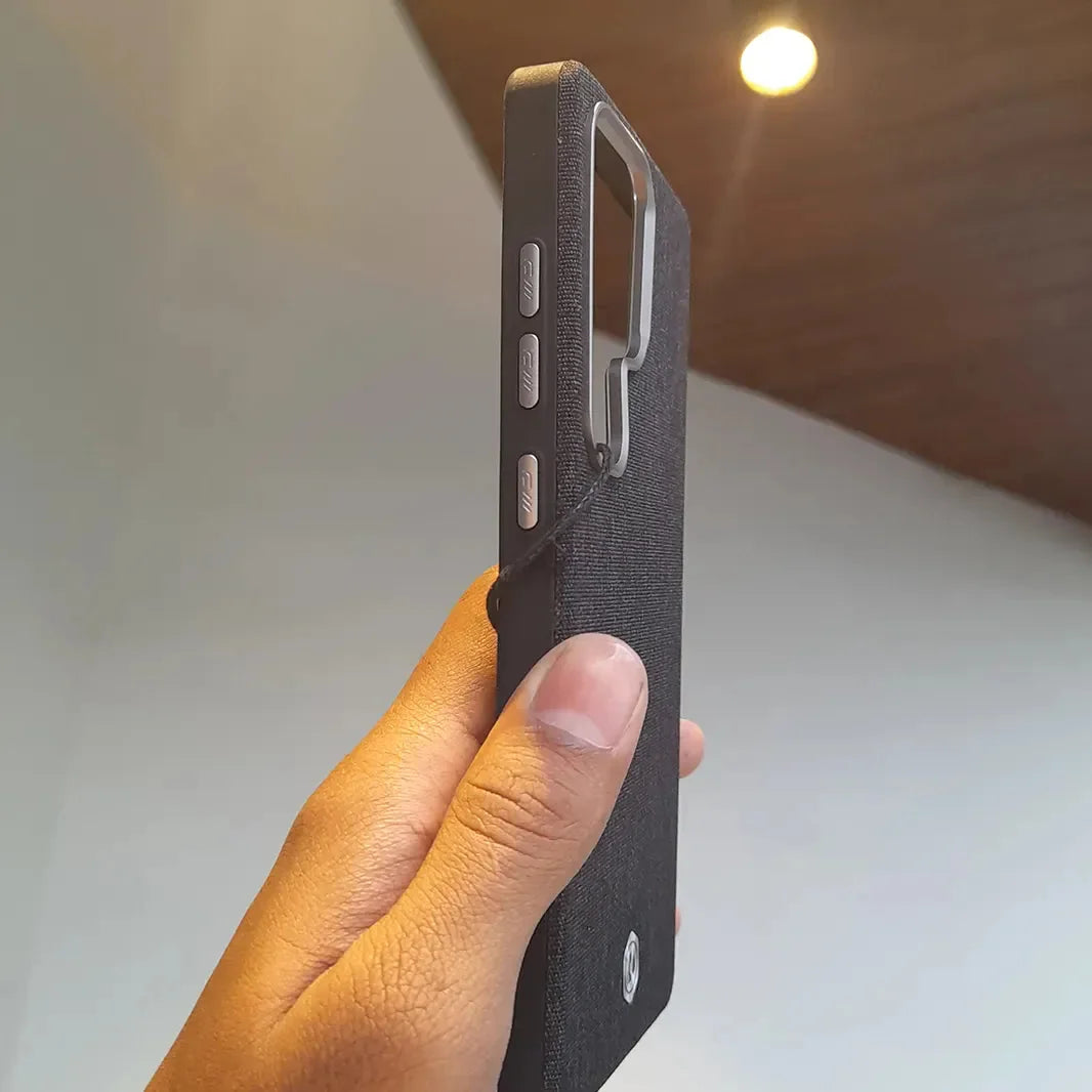 Lilen Fabric Texture Case for Samsung S25 Ultra