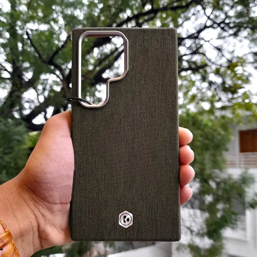 Lilen Fabric Texture Case for Samsung S25 Ultra