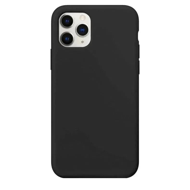 Liquid Silicone inner microfiber Case for iPhone 11