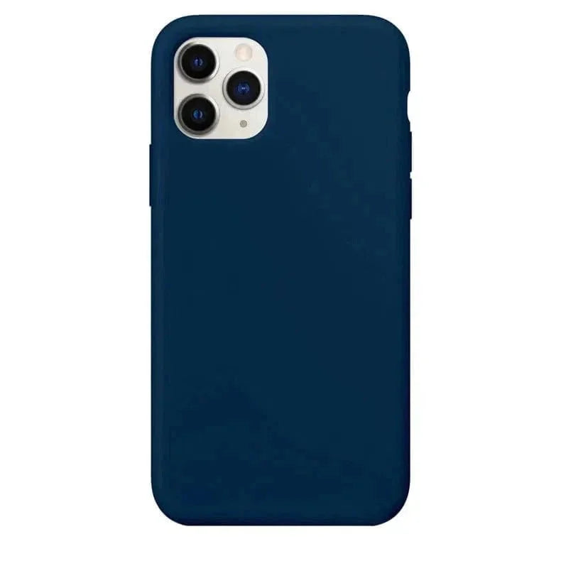 Liquid Silicone inner microfiber Case for iPhone 11