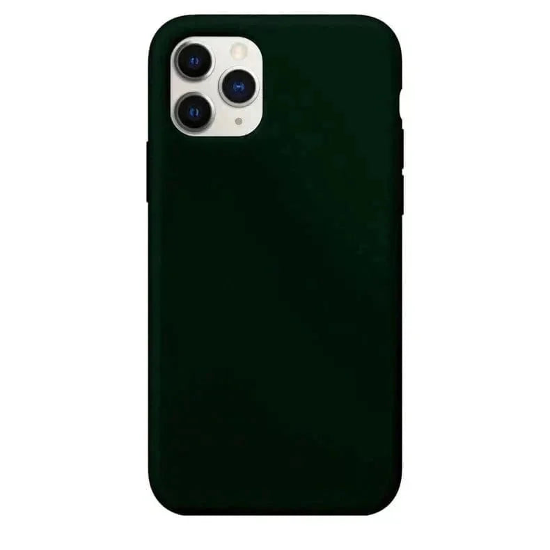Liquid Silicone inner microfiber Case for iPhone 11