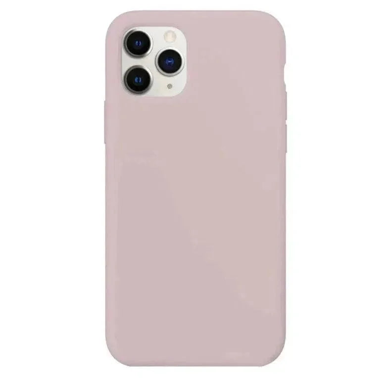 Liquid Silicone inner microfiber Case for iPhone 11