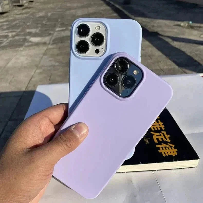 Liquid Silicone inner microfiber Case for iPhone 13 Pro