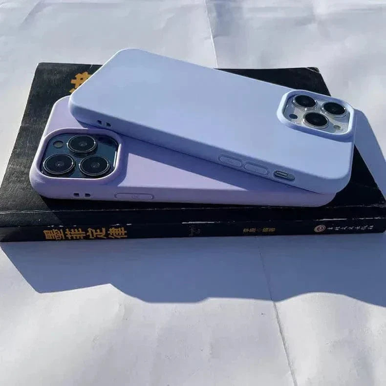 Liquid Silicone inner microfiber Case for iPhone 13 Pro Max