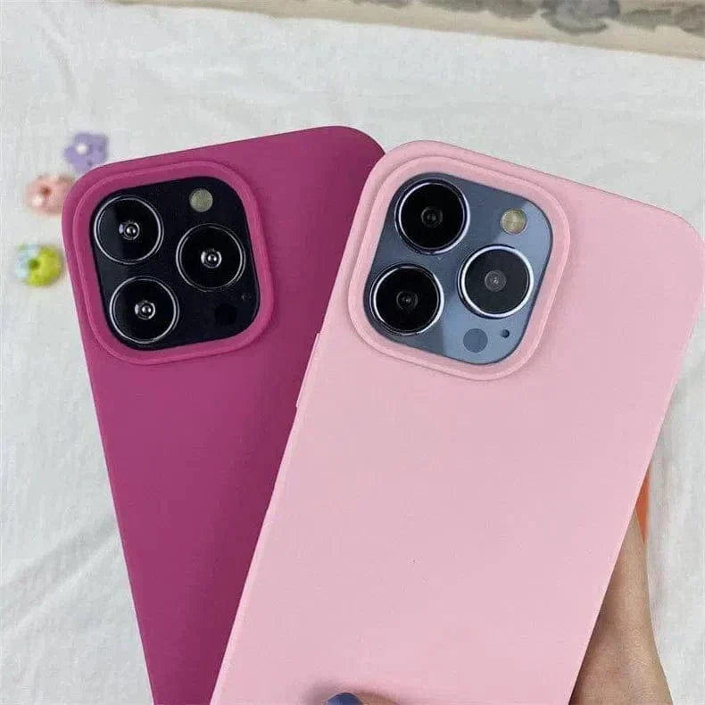 Liquid Silicone inner microfiber Case for iPhone 13 Pro Max