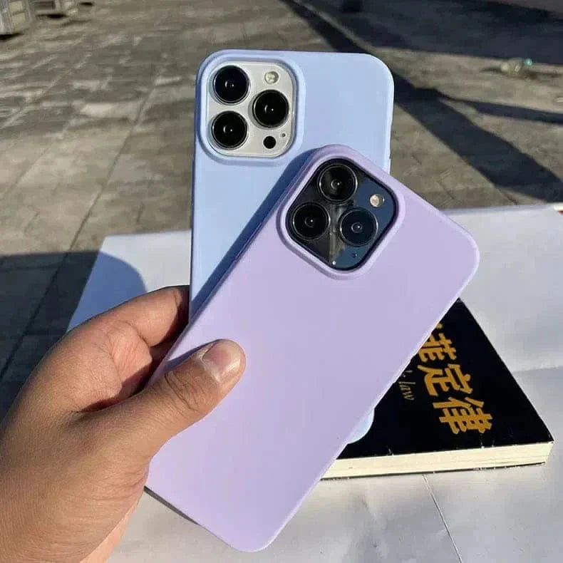 Liquid Silicone inner microfiber Case for iPhone 13 Pro Max