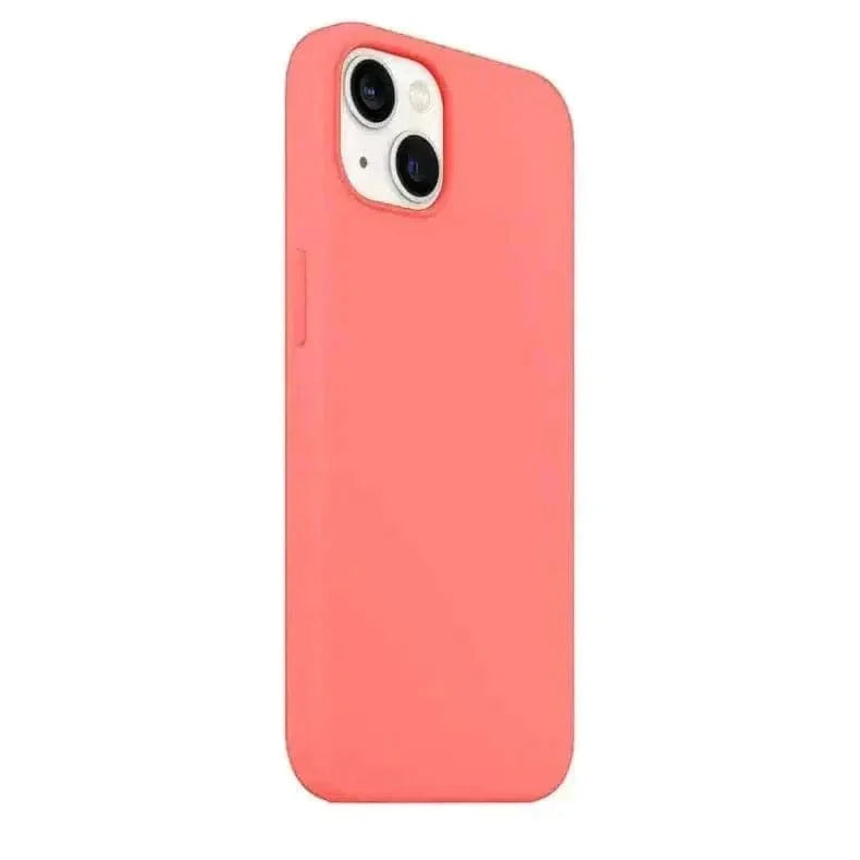 Liquid Silicone inner microfiber Case for iPhone 14