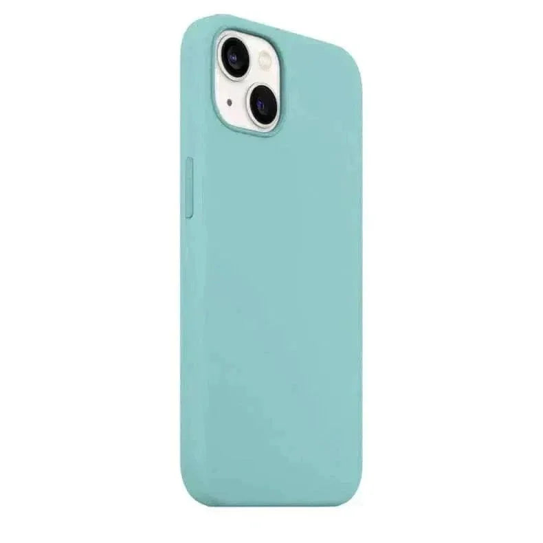 Liquid Silicone inner microfiber Case for iPhone 14 Plus