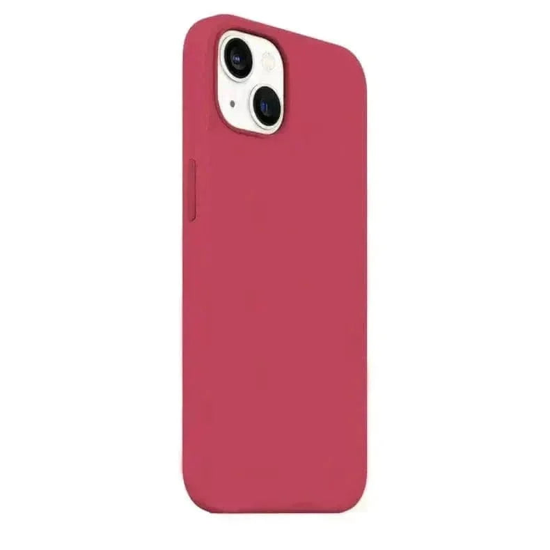 Liquid Silicone inner microfiber Case for iPhone 14 Plus