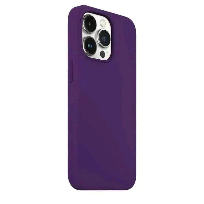 Liquid Silicone inner microfiber Case for iPhone 14 Plus