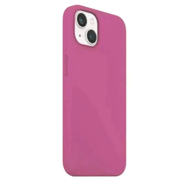 Liquid Silicone inner microfiber Case for iPhone 15