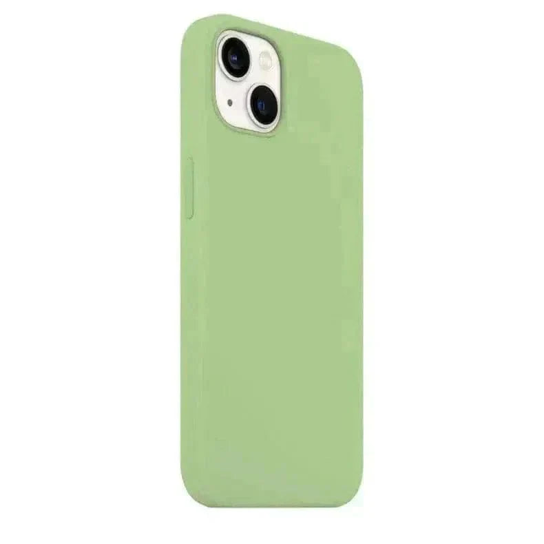Liquid Silicone inner microfiber Case for iPhone 15