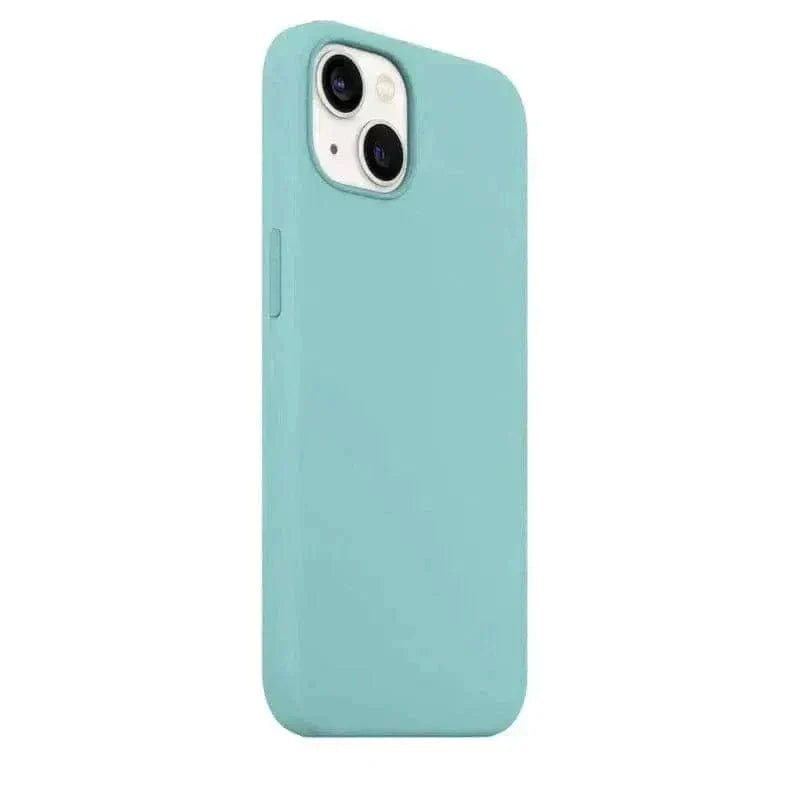 Liquid Silicone inner microfiber Case for iPhone 15