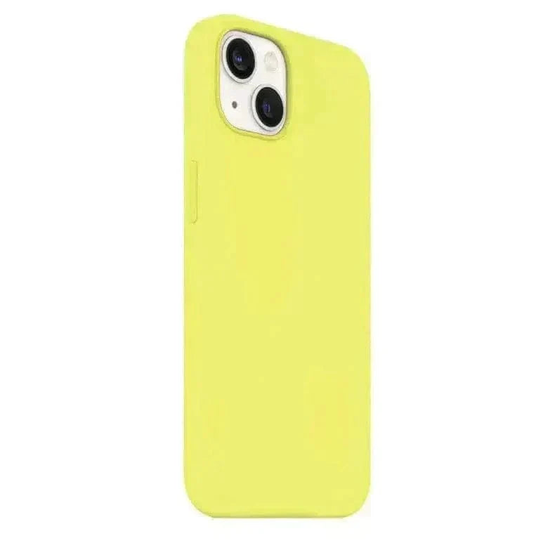 Liquid Silicone inner microfiber Case for iPhone 15