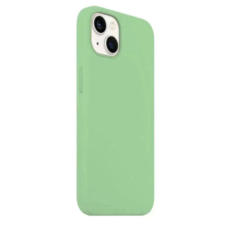 Liquid Silicone inner microfiber Case for iPhone 15