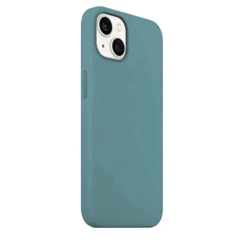 Liquid Silicone inner microfiber Case for iPhone 15 Plus