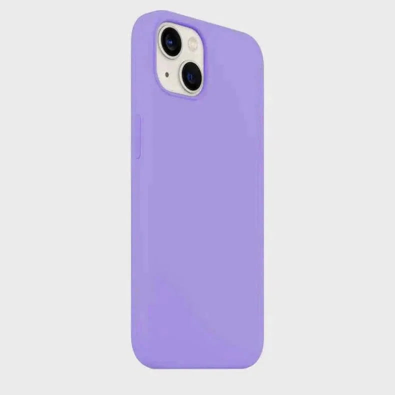 Liquid Silicone inner microfiber Case for iPhone 15 Plus