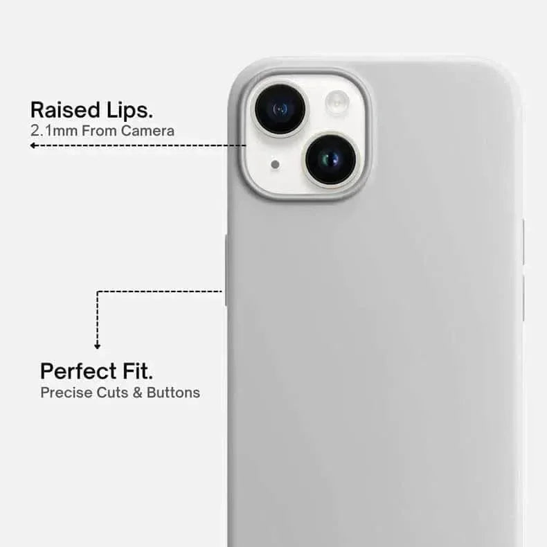 Liquid Silicone inner microfiber Case for iPhone 15 Pro Max