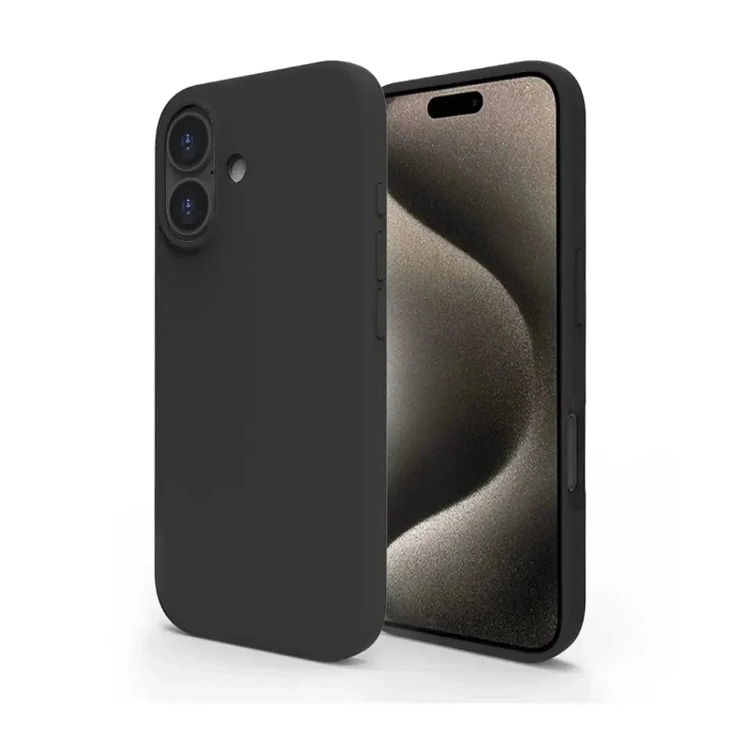 Liquid Silicone inner microfiber Case for iPhone 16 Pro