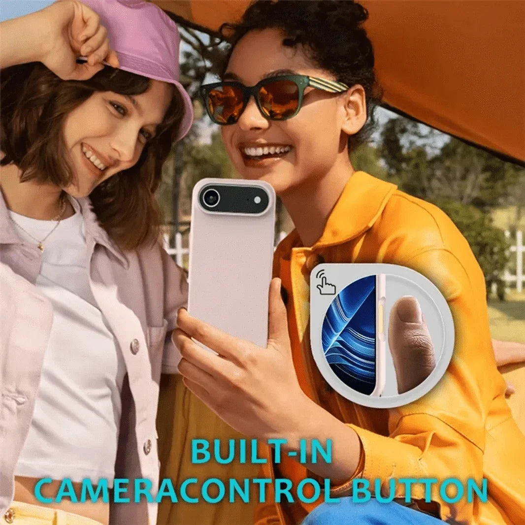 Liquid Silicone inner microfiber Case for iPhone 17 Air