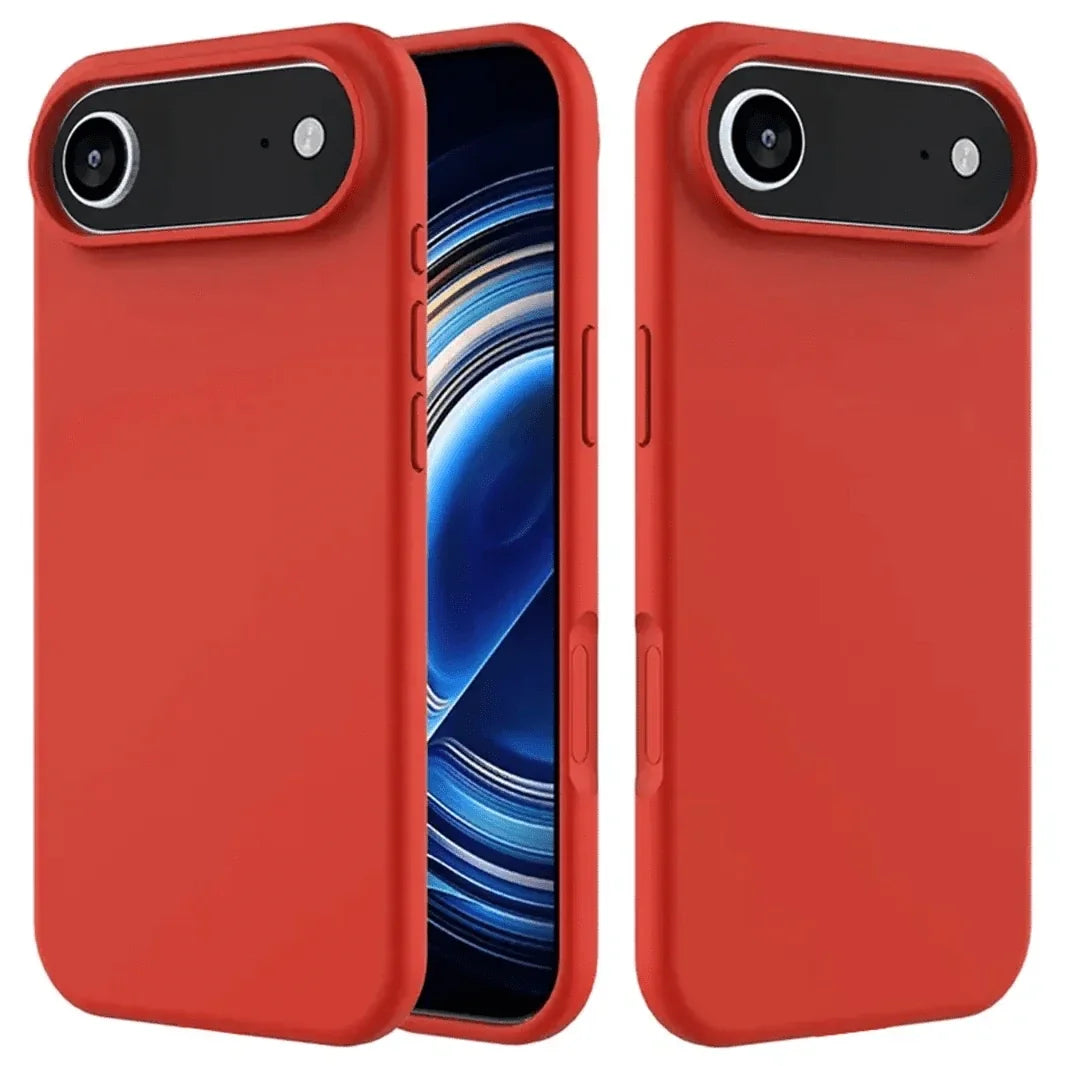 Liquid Silicone inner microfiber Case for iPhone 17 Air