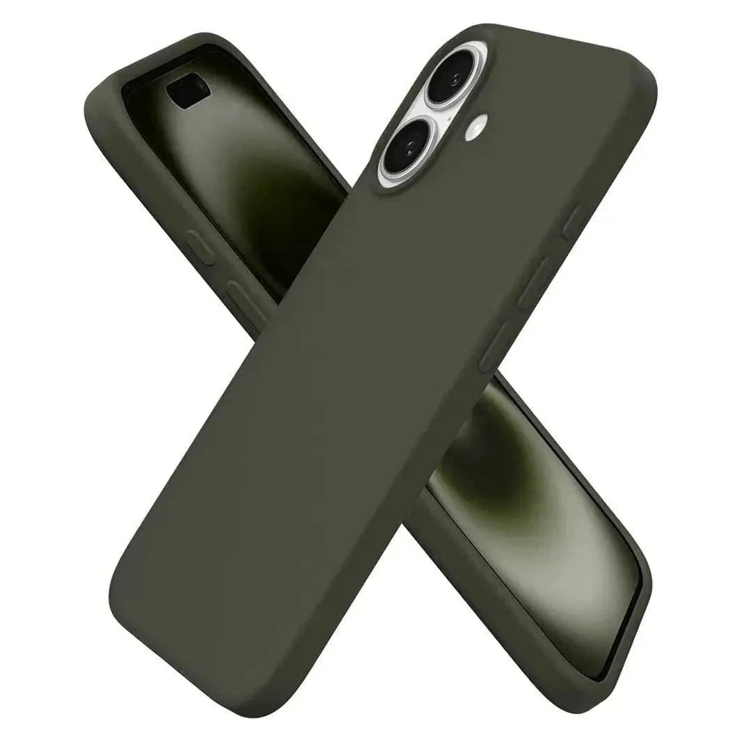 Liquid Silicone inner microfiber Case for iPhone 17