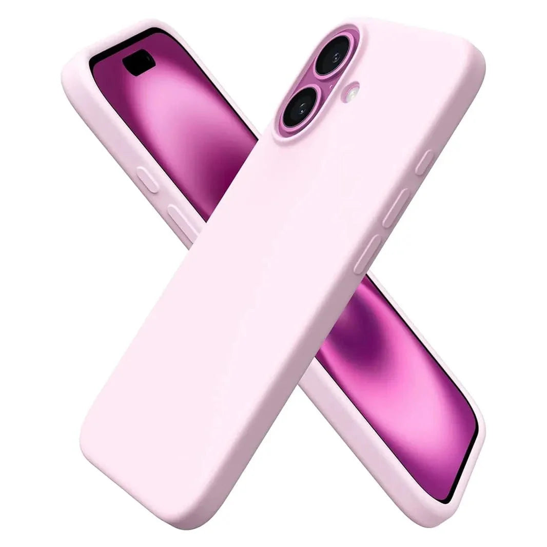 Liquid Silicone inner microfiber Case for iPhone 17