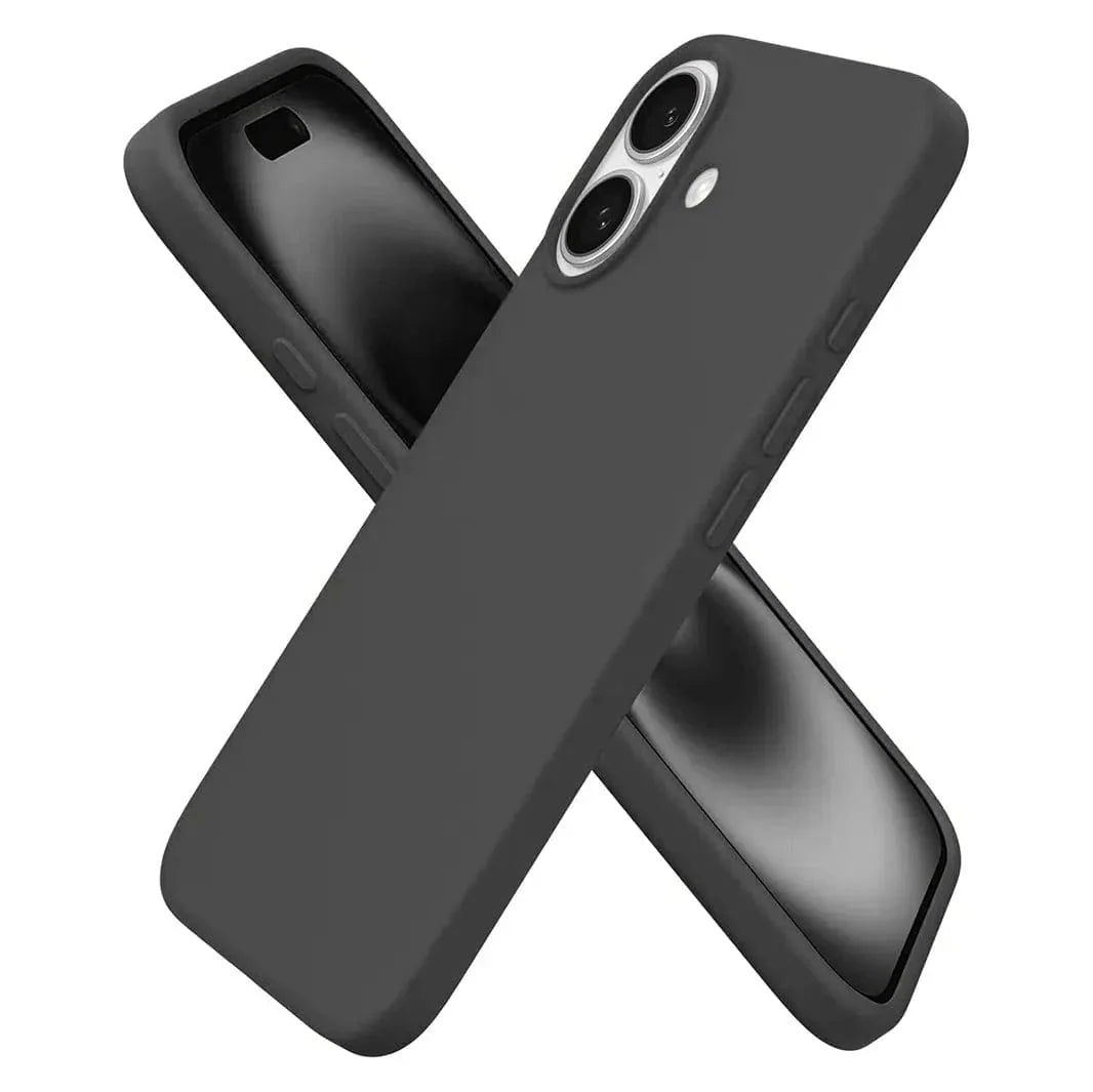 Liquid Silicone inner microfiber Case for iPhone 17