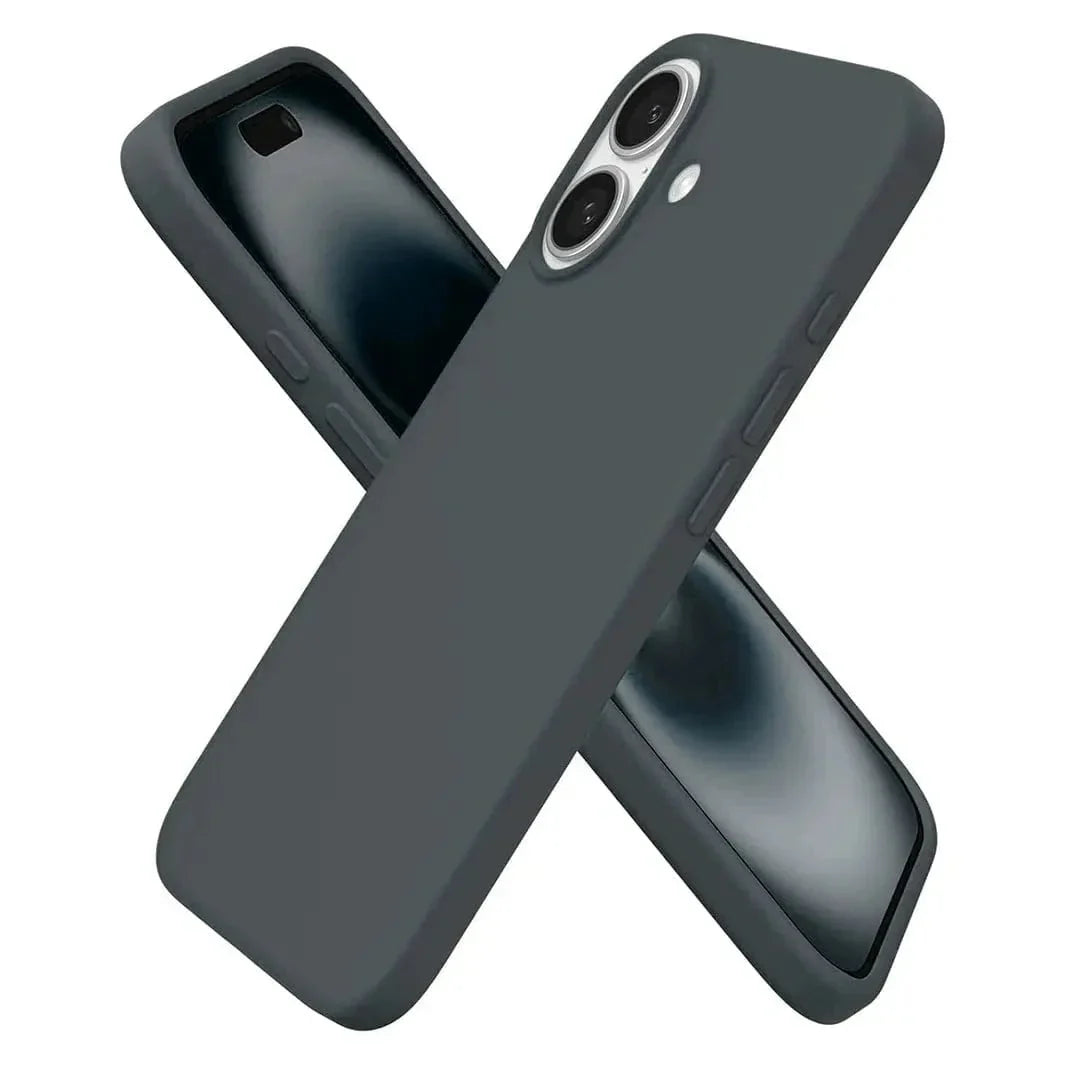 Liquid Silicone inner microfiber Case for iPhone 17