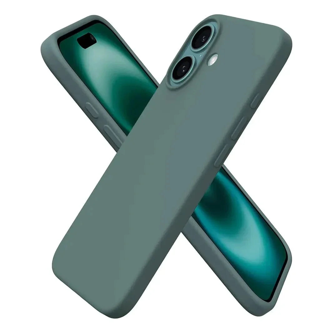 Liquid Silicone inner microfiber Case for iPhone 17