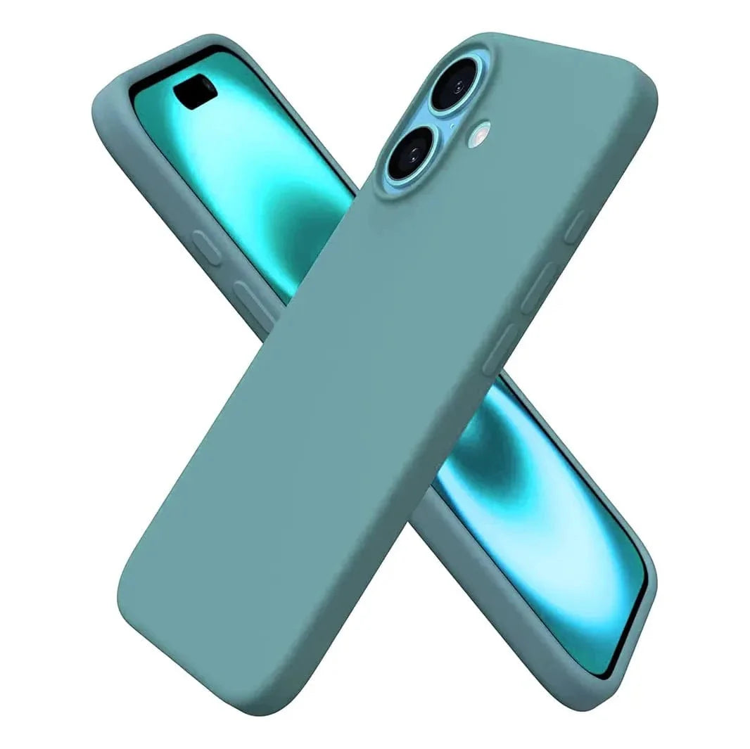 Liquid Silicone inner microfiber Case for iPhone 17