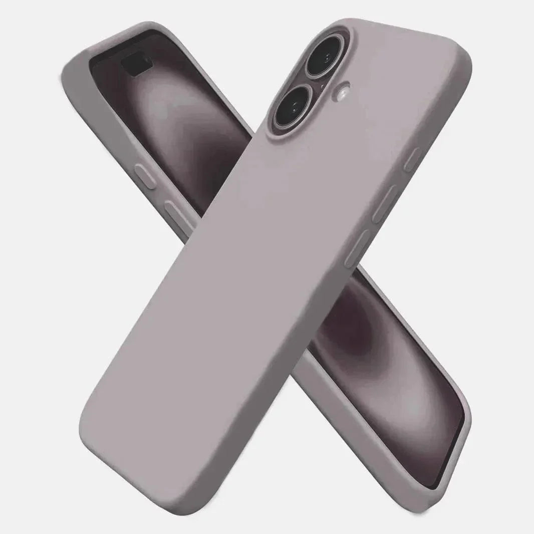 Liquid Silicone inner microfiber Case for iPhone 17