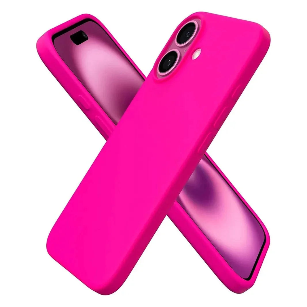 Liquid Silicone inner microfiber Case for iPhone 17